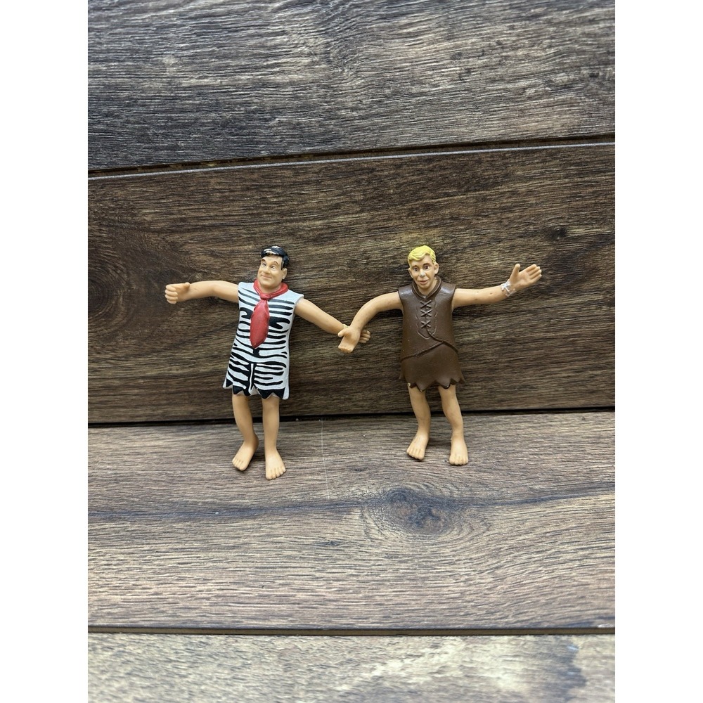 The Flintstones Collectible‎ Figures & Bendable Figures FRED and BARNEY